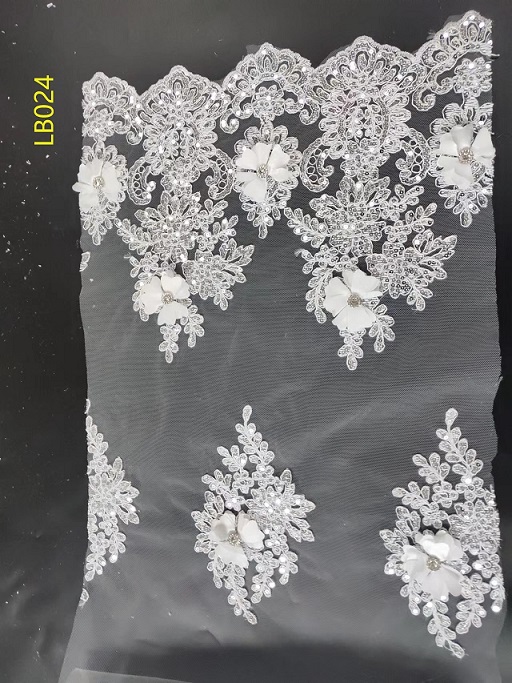 এমব্রয়ডারি ওয়েডিং ড্রেস ফ্যাব্রিক