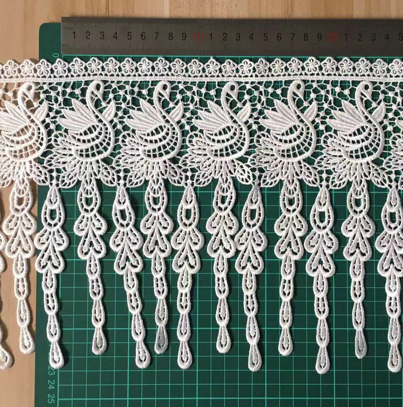 New Arrival Decorative Clothing Sewing Beautiful Braided Sequined Pearl Beaded Lace Trims